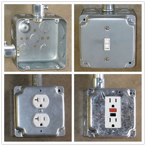 electrical small square metal junction boxes|smallest electrical junction box.